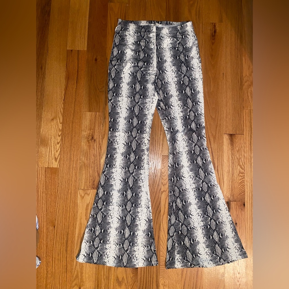 Snakeskins Flared Pants